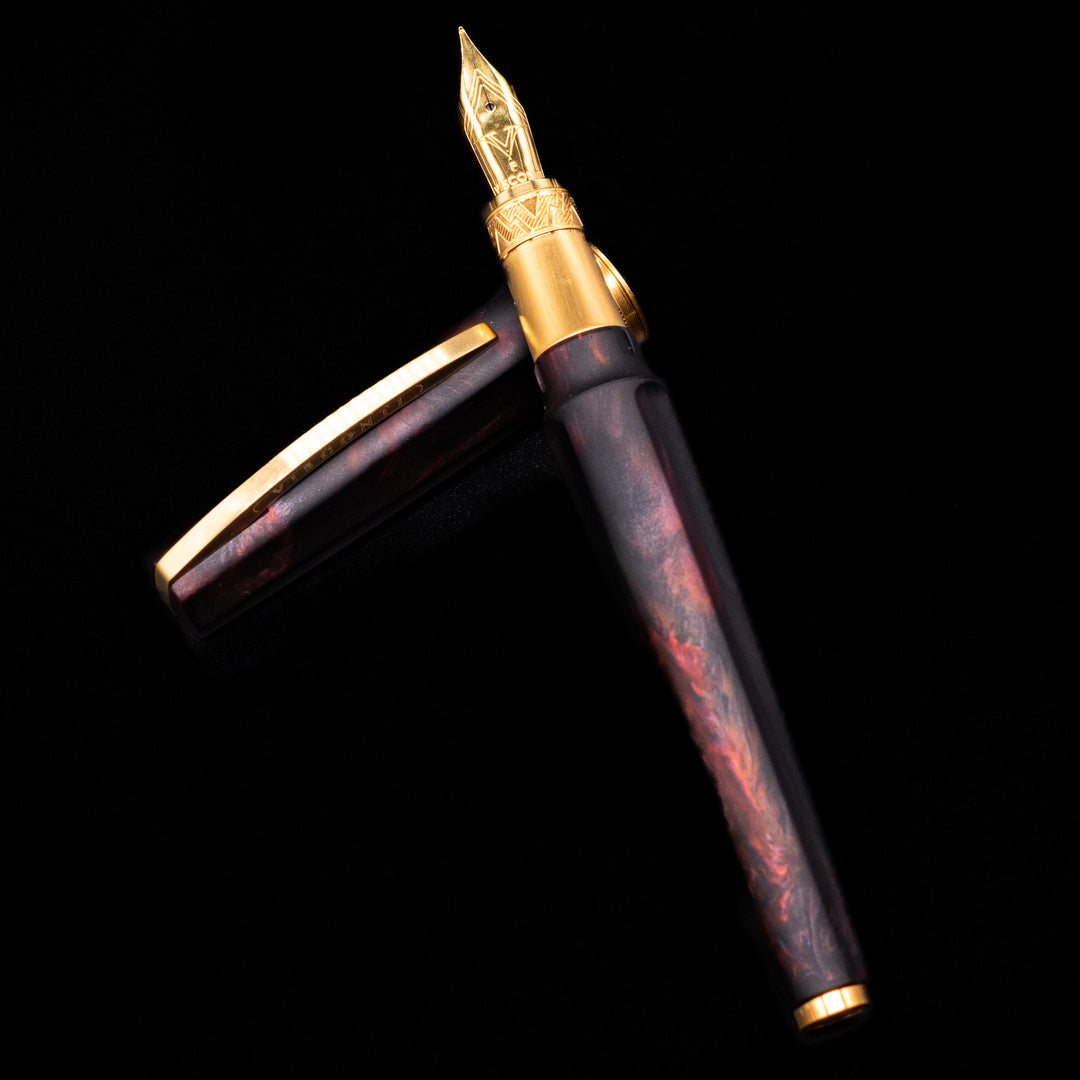 Visconti Mirage Mythos Hades Fountain Pen - Steel Nib – Truphae