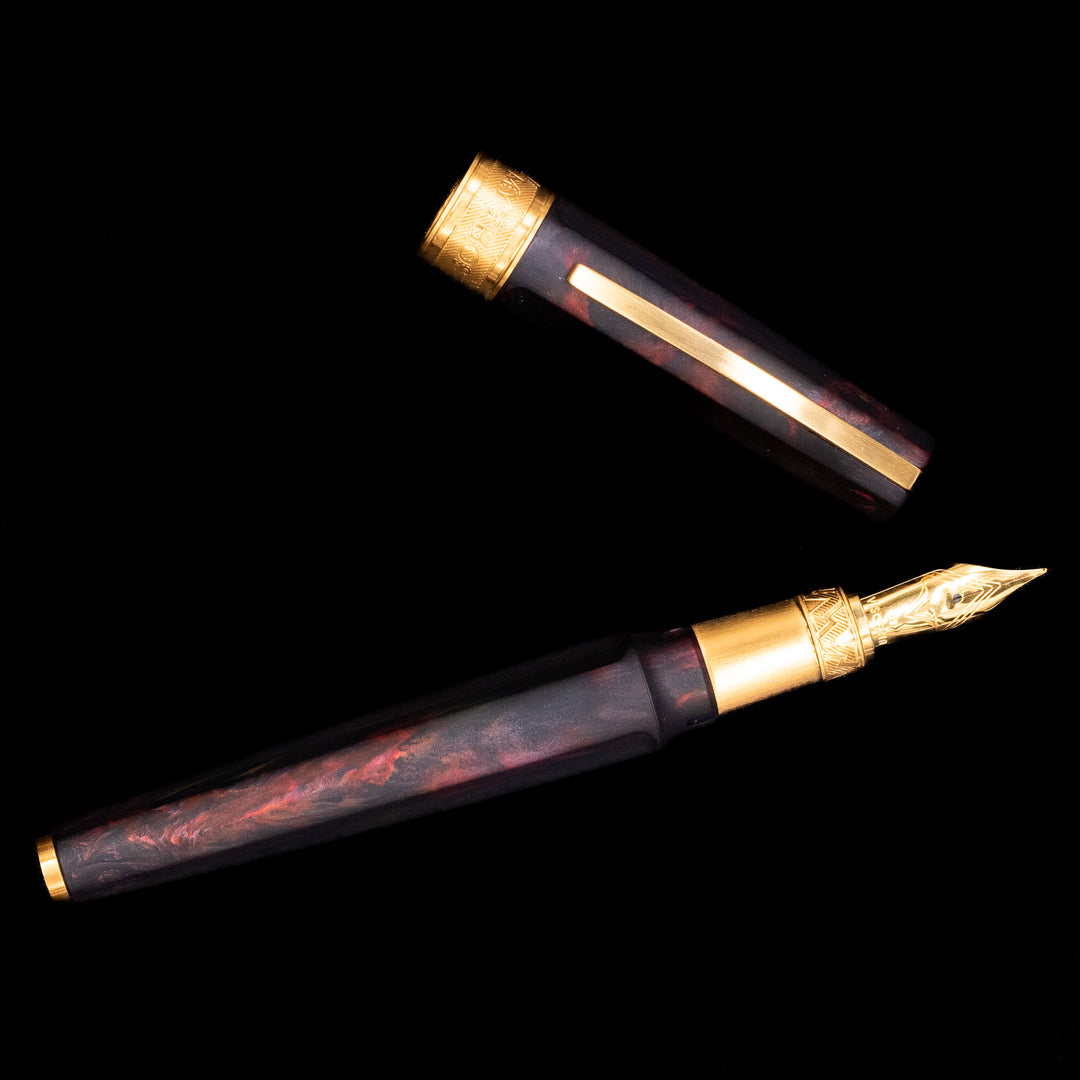 Visconti Mirage Mythos Hades Fountain Pen - Steel Nib – Truphae