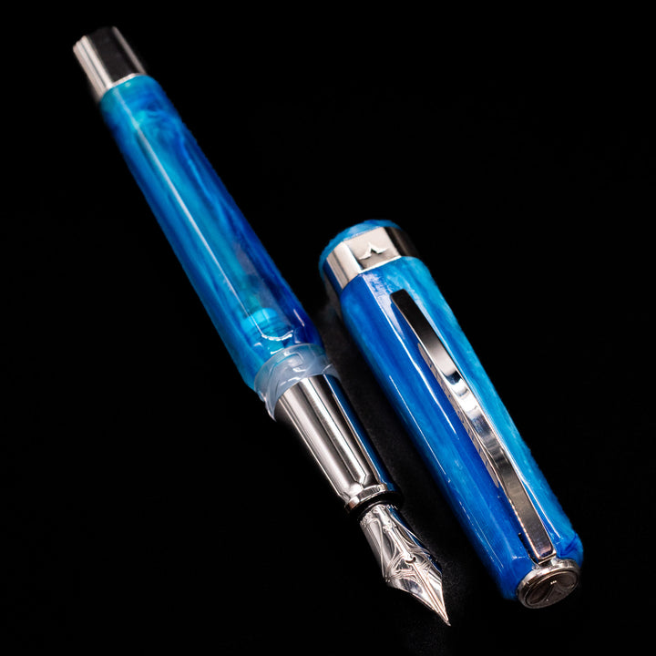 Visconti Opera Carousel Fountain Pen - Blue Cotton Candy – Truphae
