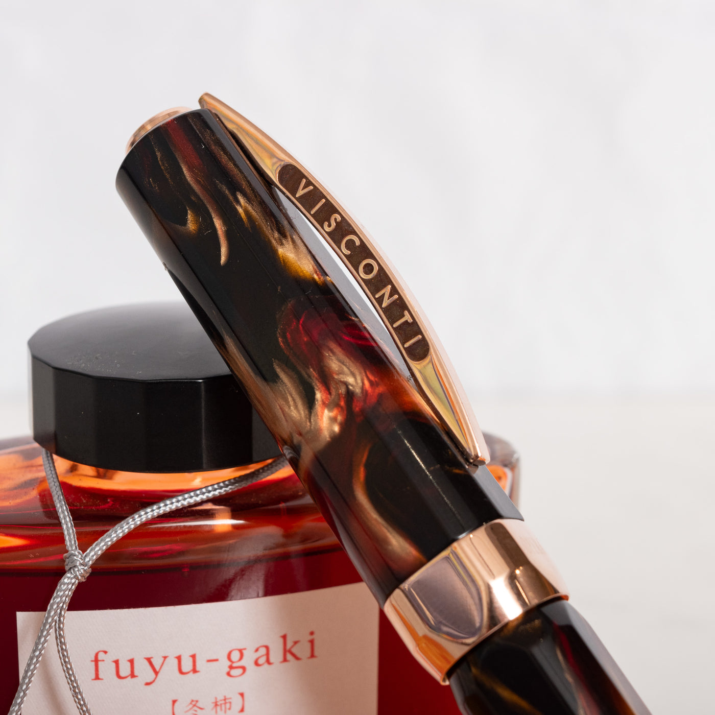 Visconti Opera Master Firestorm Jonathon Brooks Brown Fountain Pen