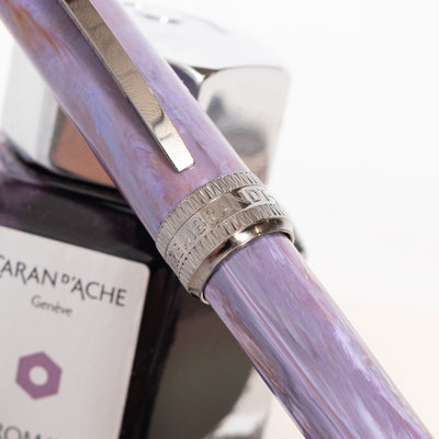 Visconti Rembrandt S Lavender Fountain Pen Center Band