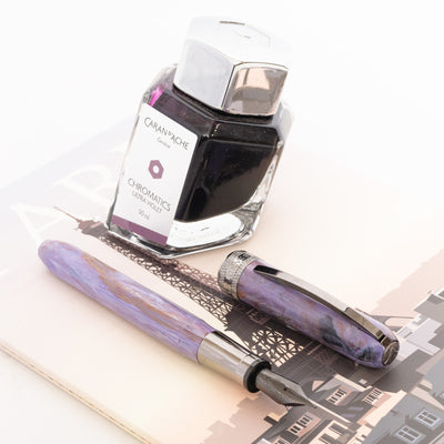 Visconti Rembrandt S Lavender Fountain Pen Gunmetal Trim