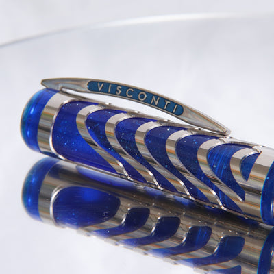 Visconti Skeleton Limited Edition Sapphire Blue Fountain Pen Clip