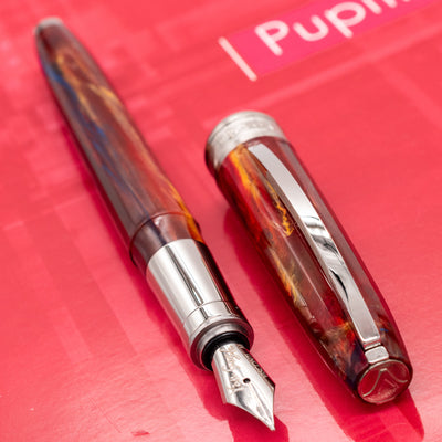 Visconti Van Gogh Fountain Pen - Vineyard silver trim