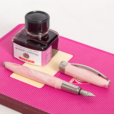 Visconti Van Gogh Souvenir de Mauve Fountain Pen chrome trim