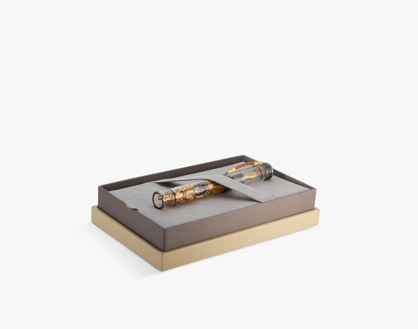 Visconti Maze Limited Edition fountain pen presented in collectors’ display case.