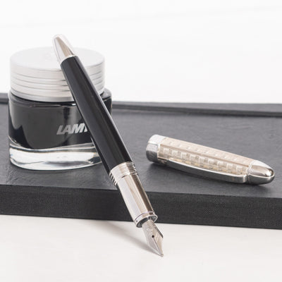 Waldmann Precieux Black & Silver Fountain Pen