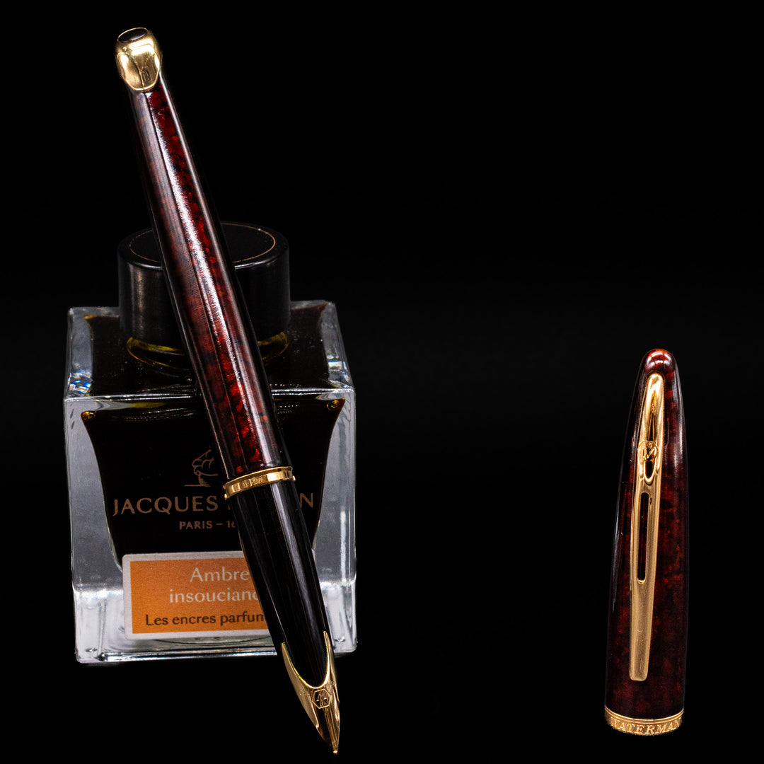 WATERMAN CARENE AMBER-SHIMMER 万年筆 字幅M Waterman Carene