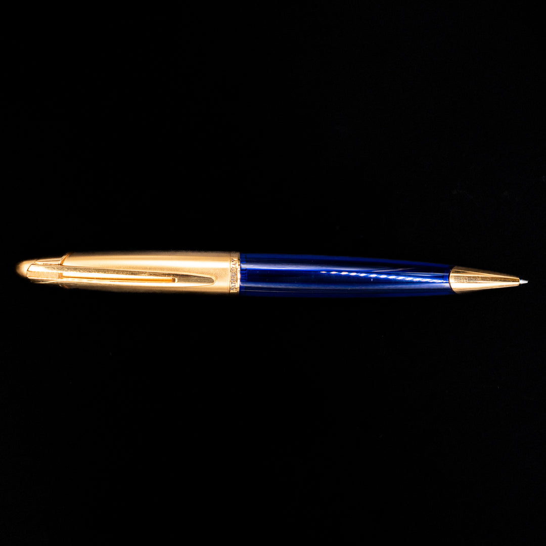 WATERMAN Edson Sapphire Blue ボールペン Waterman Edson Sapphire Blue Ballpoint Pen – Truphae