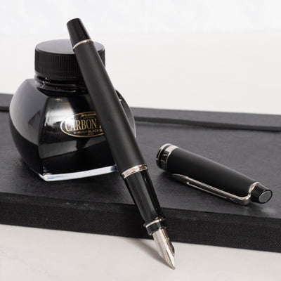 Waterman Expert Matte Black & Chrome Fountain Pen