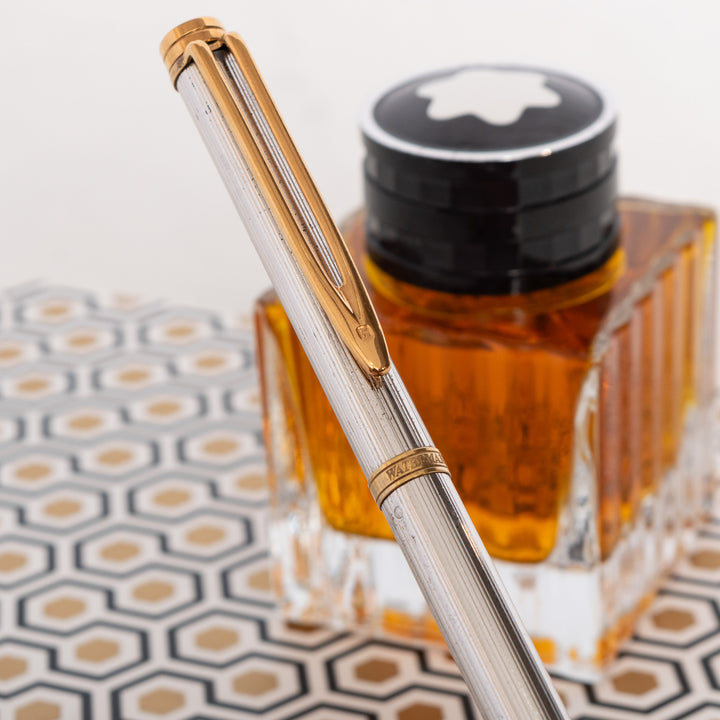 Waterman Gentleman Sterling Silver Pinstripe Mechanical Pencil