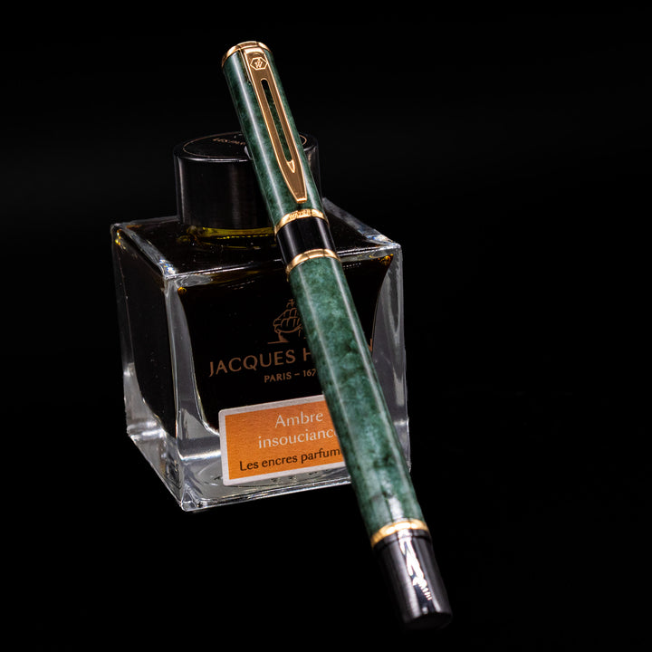 Waterman Laureat Fountain Pen - Green Marble – Truphae
