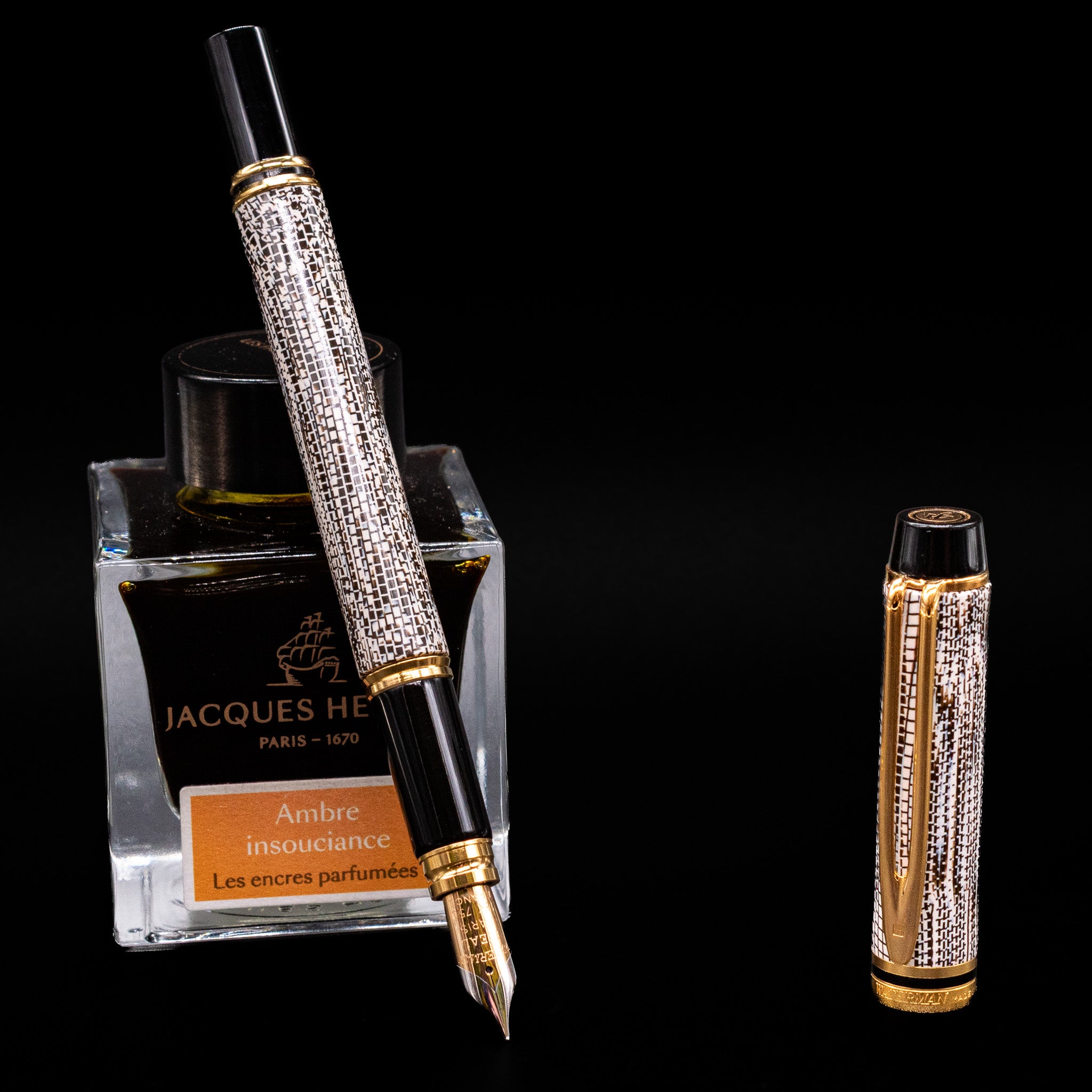 WATERMAN ウォーターマン 万年筆 ル・マン200 ラプソディ キャビア Waterman Le Man 200 Rhapsody Caviar Fountain Pen – Truphae