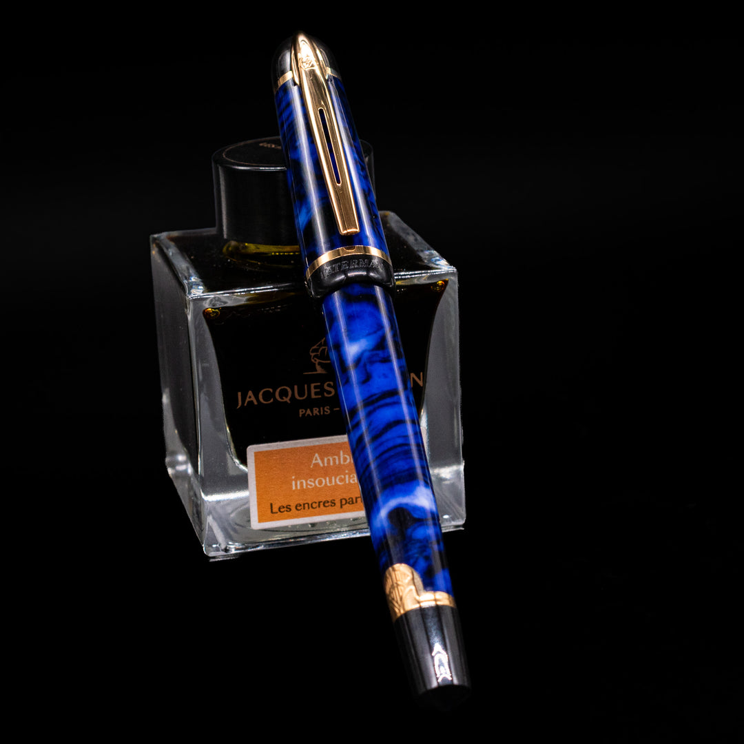 Waterman Phileas Rollerball Pen - Blue Marble – Truphae