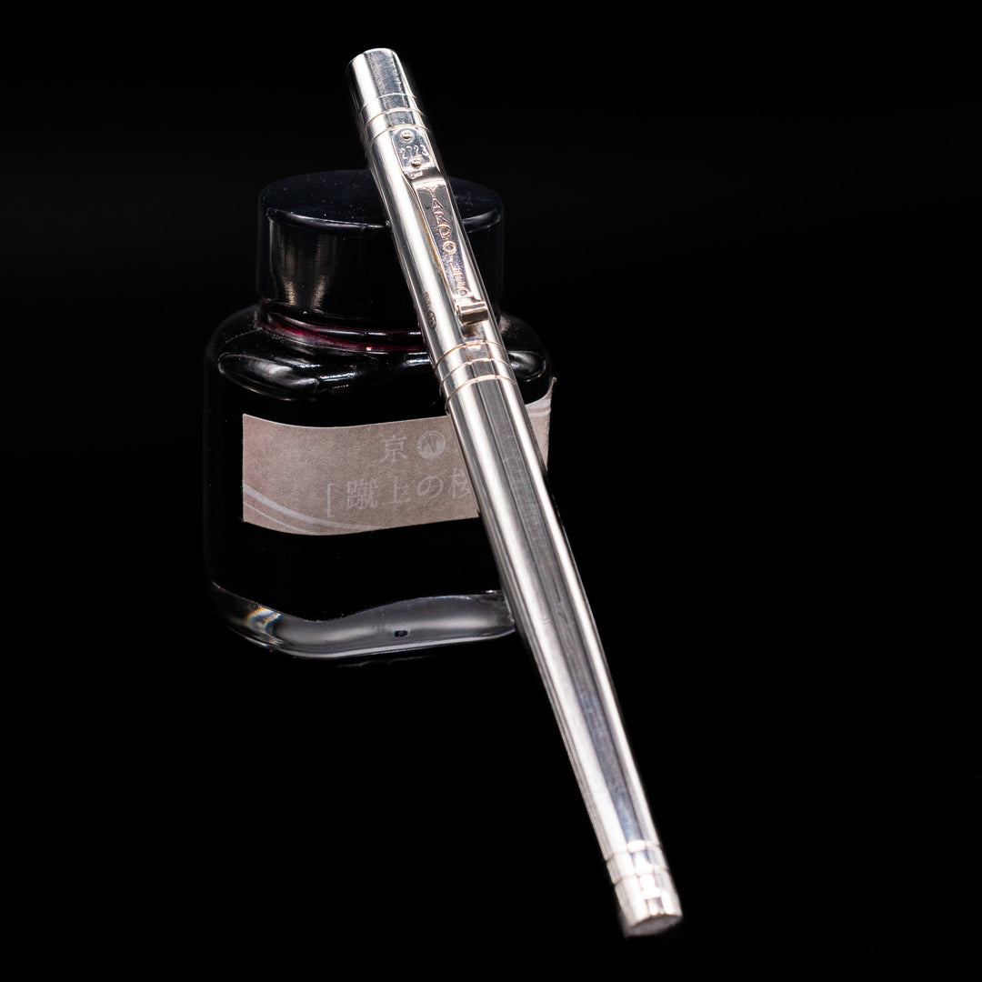 Yard O Led Viceroy Standard Fountain Pen – Plain Sterling Silver