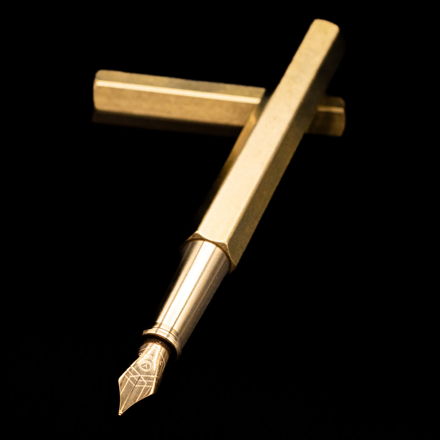 Ystudio Classic Revolve Brass Fountain Pen | Solid Brass – Truphae