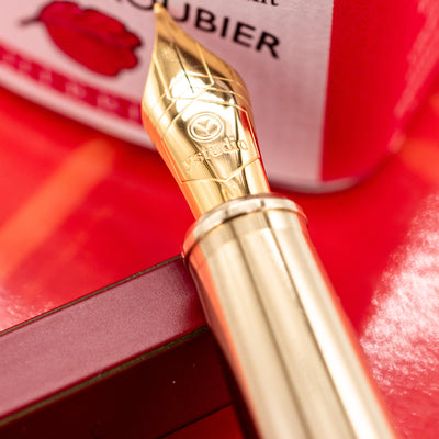 Ystudio Classic Revolve Red Fountain Pen Stainless Steel Nib
