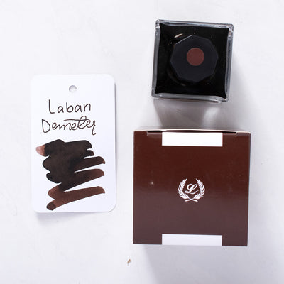 Laban Demeter Brown Ink Bottle 50ml glass