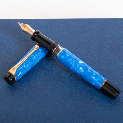 Aurora Optima Mare Limited Edition Fountain Pen blue