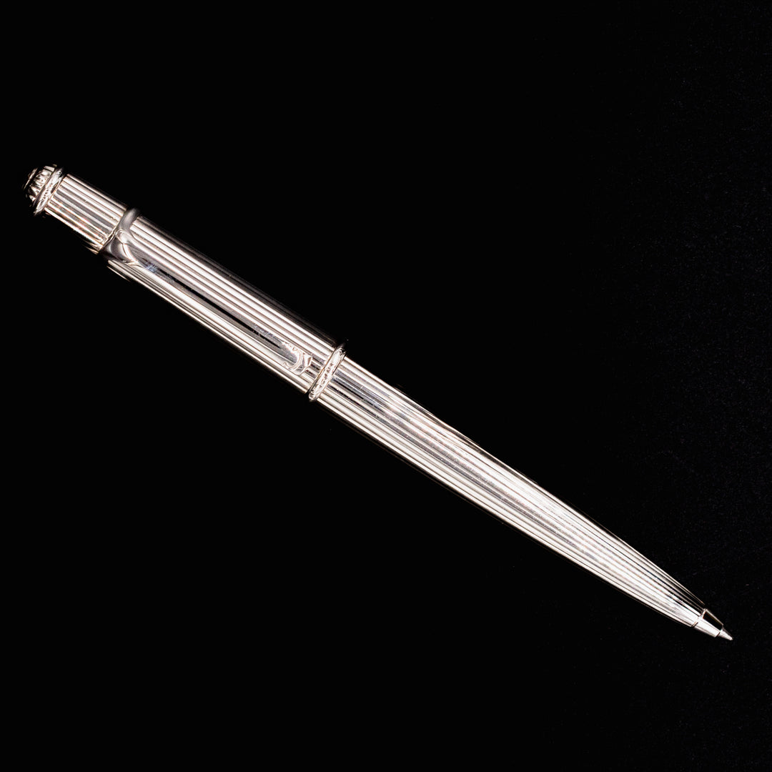 Cartier Diabolo Platinum Pinstripe Ballpoint Pen - Preowned – Truphae