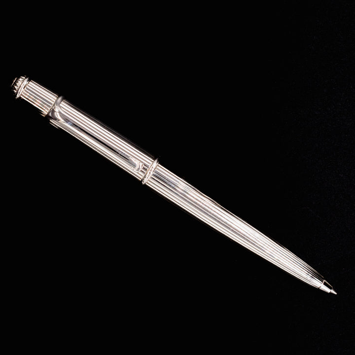 Cartier Diabolo Platinum Pinstripe Ballpoint Pen - Preowned – Truphae