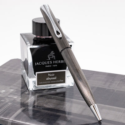 Diplomat Esteem Ballpoint Pen - Black Barley textured