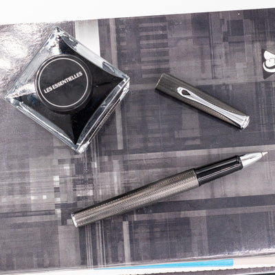 Diplomat Esteem Rollerball Pen - Black Barley grey