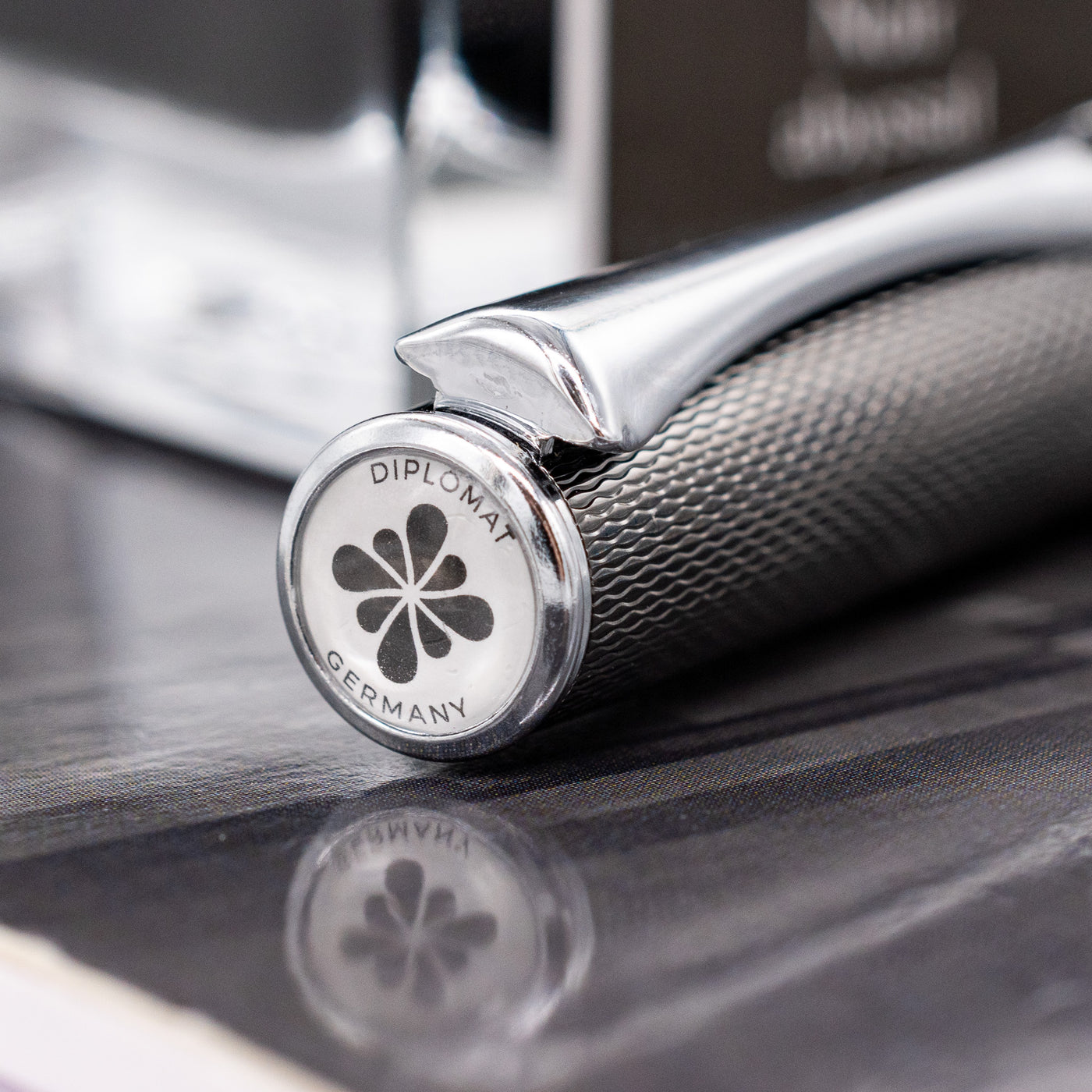 Diplomat Esteem Rollerball Pen - Black Barley logo