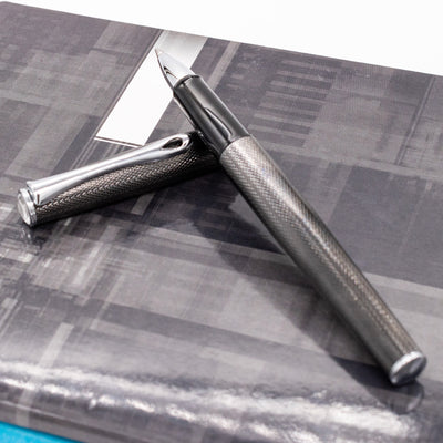 Diplomat Esteem Rollerball Pen - Black Barley textured
