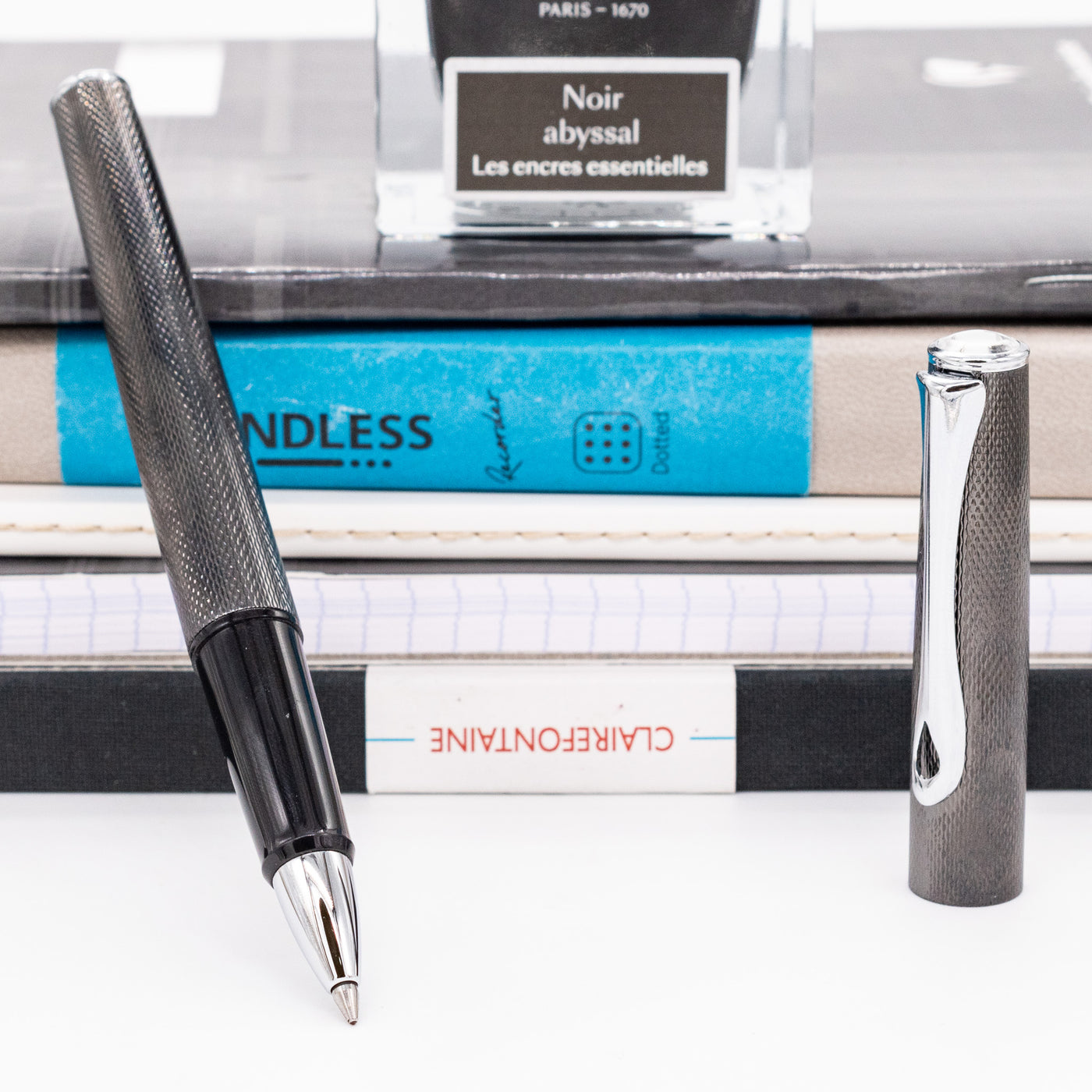 Diplomat Esteem Rollerball Pen - Black Barley