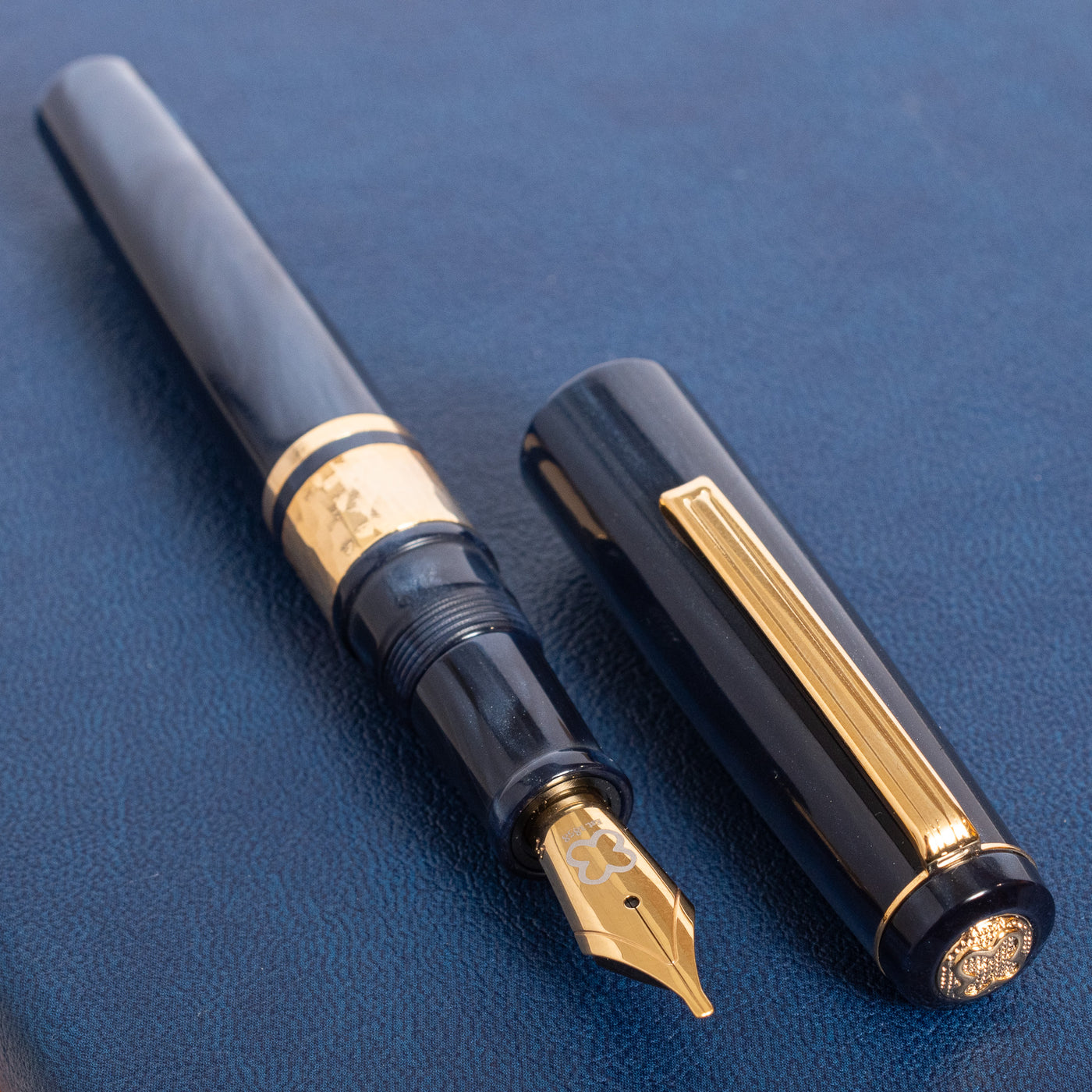 Esterbrook Model J Fountain Pen - Capri Blue gold trim