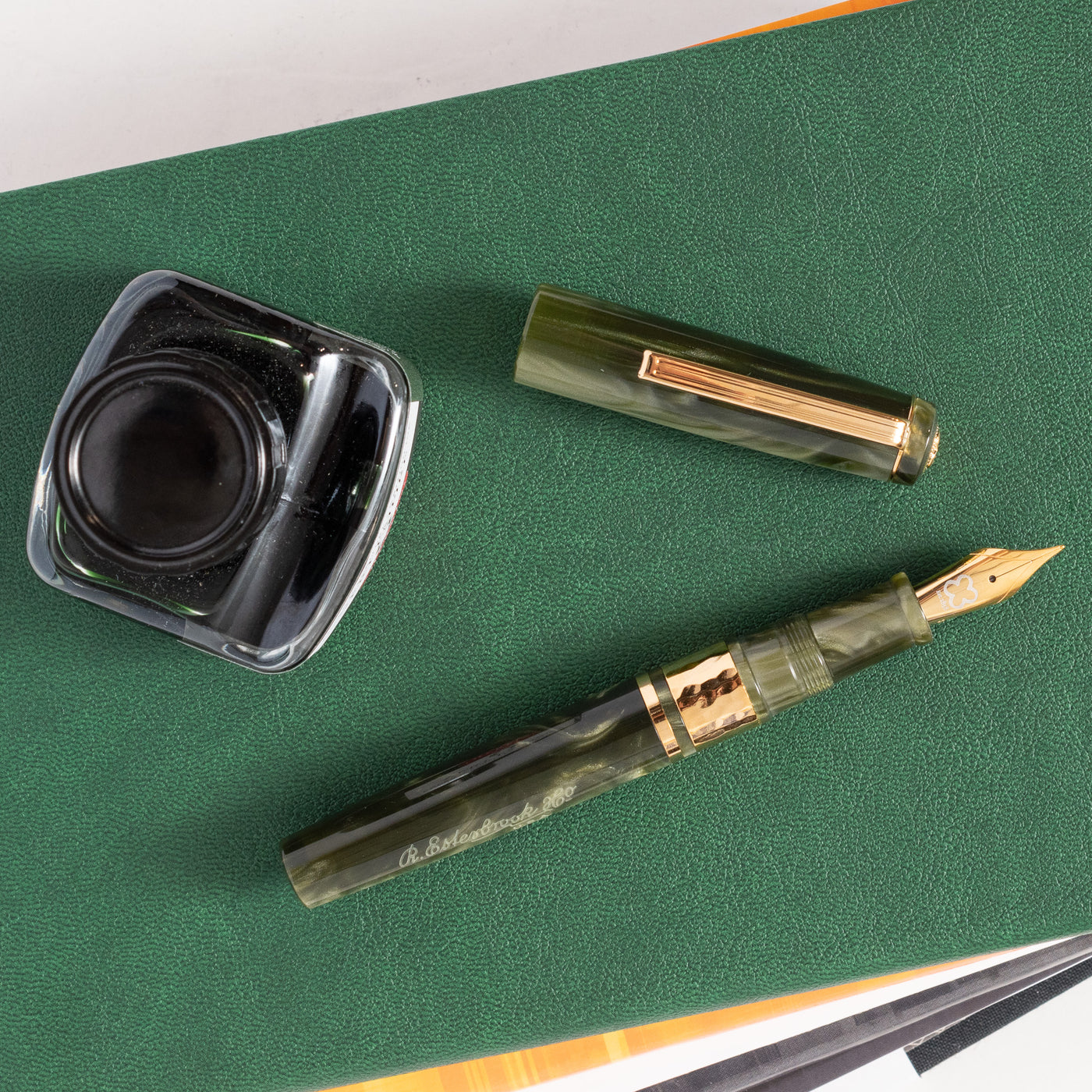 Esterbrook Model J Fountain Pen - Palm Green gold trim