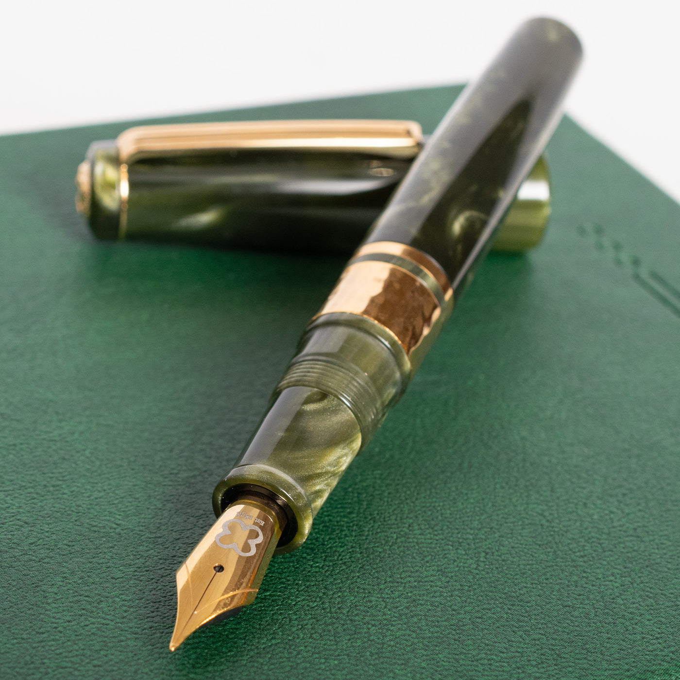 Esterbrook Model J Fountain Pen - Palm Green resin barrel