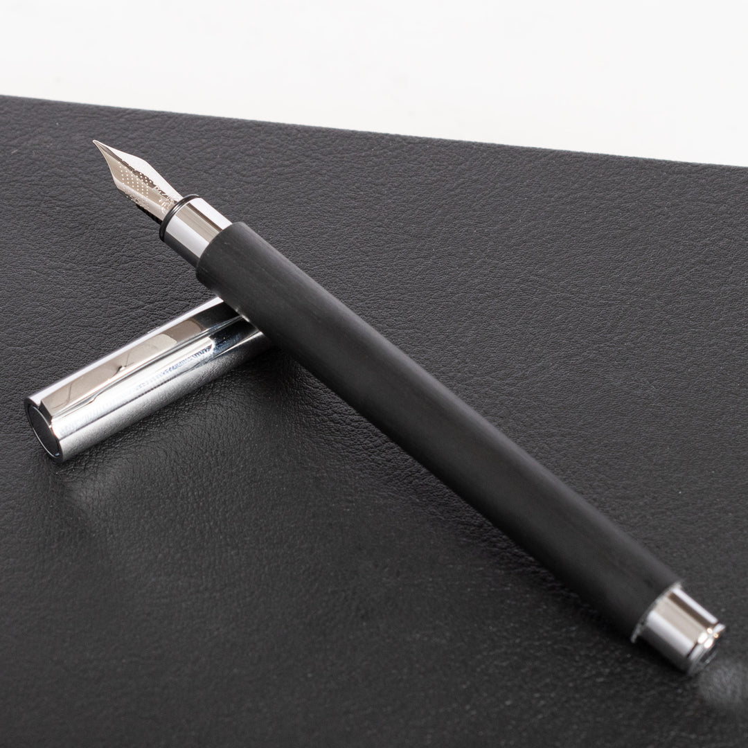 FABER-CASTELL - ハーマイネ Faber-Castell Essentio Aluminum Black - Ballpoint Pen