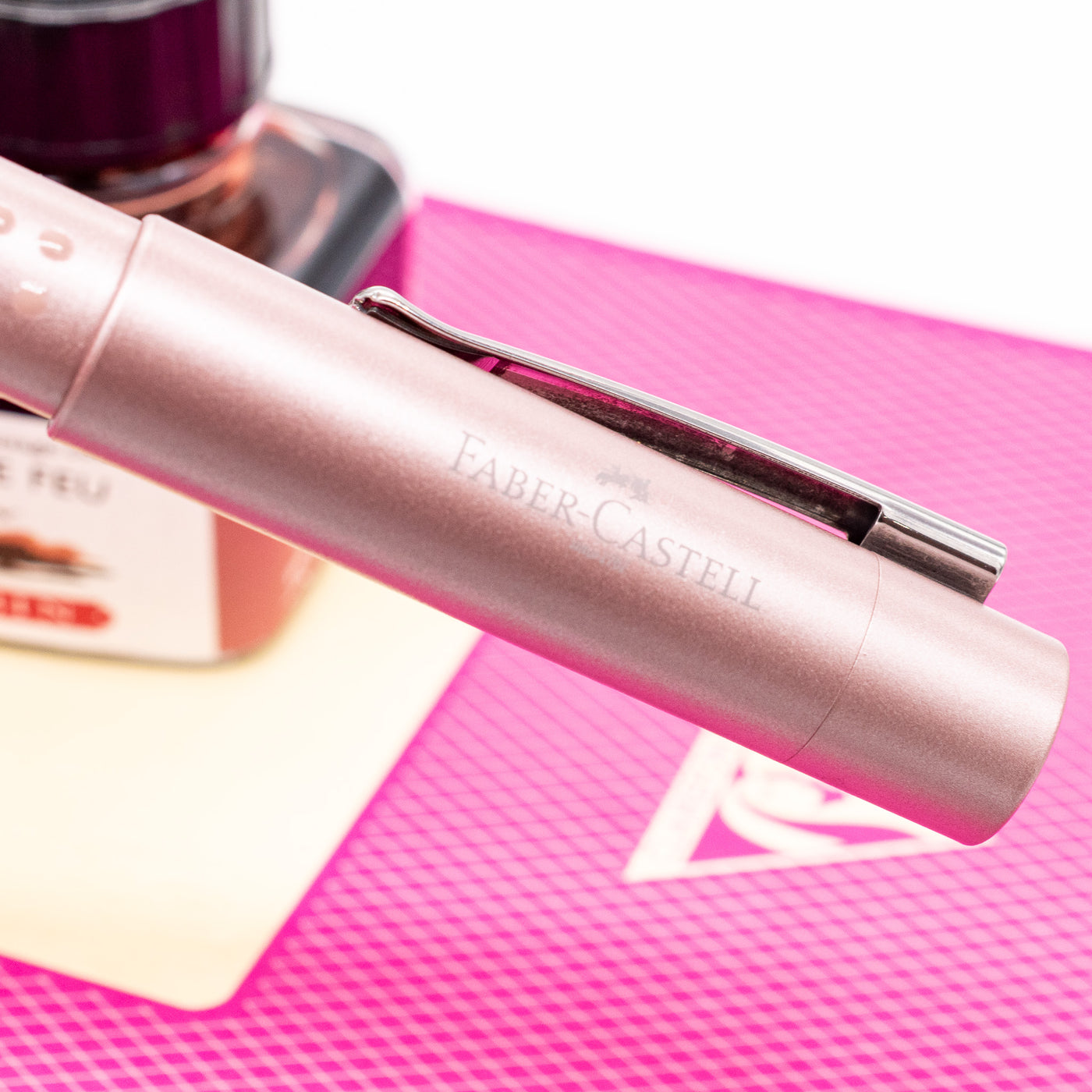 Faber-Castell Grip 2011 Fountain Pen - Pal Rose engraving