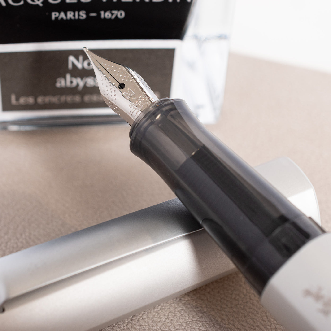 Faber-Castell Hexo Silver Fountain Pen nib