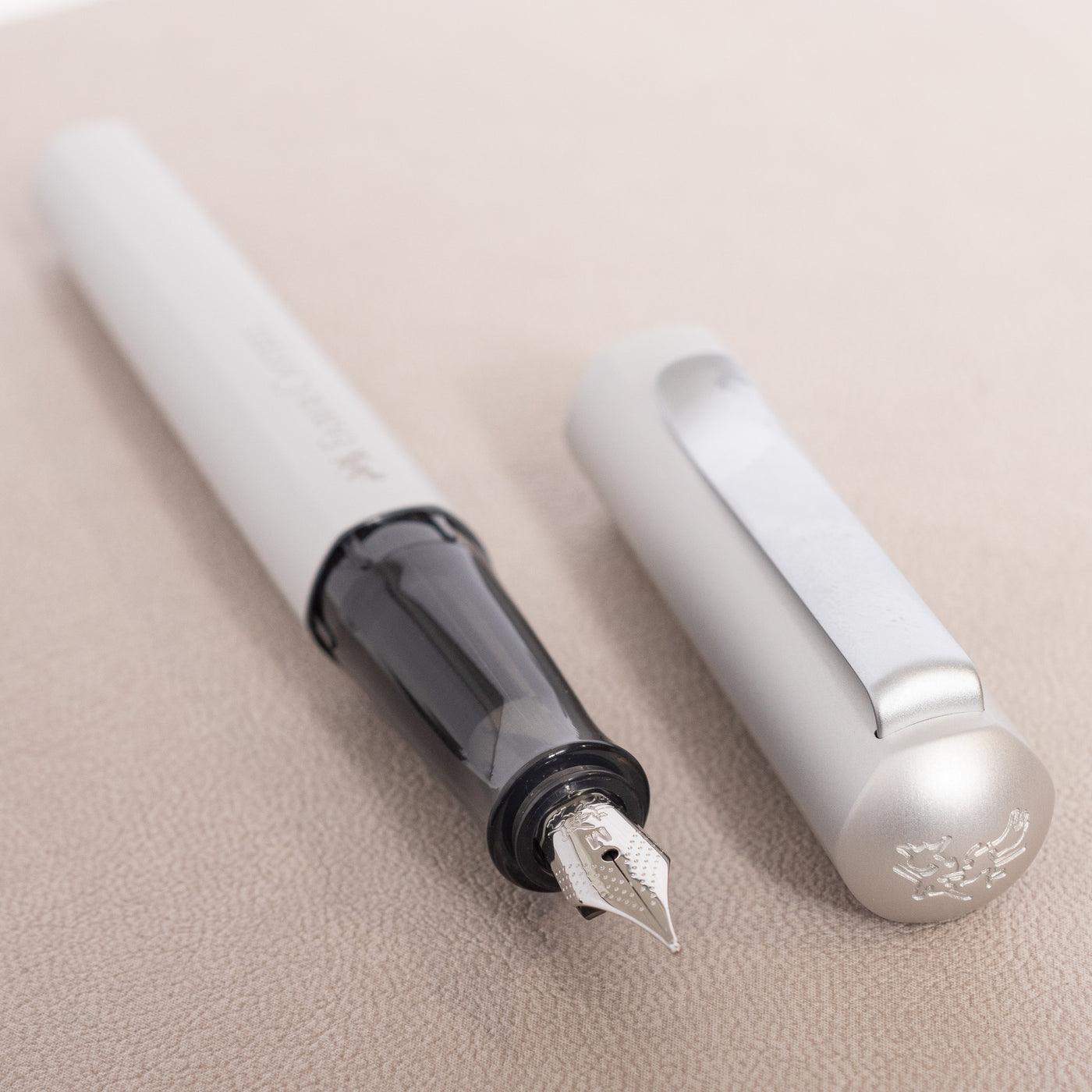 Faber-Castell Hexo Silver Fountain Pen silver