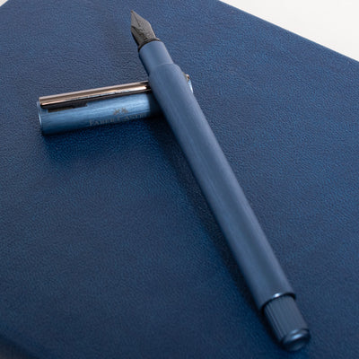 Faber-Castell NEO Slim Dark Blue Fountain Pen thin barrel