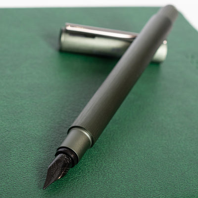 Faber-Castell NEO Slim Olive Green Fountain Pen slim barrel