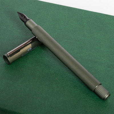 Faber-Castell NEO Slim Olive Green Fountain Pen weight balanced