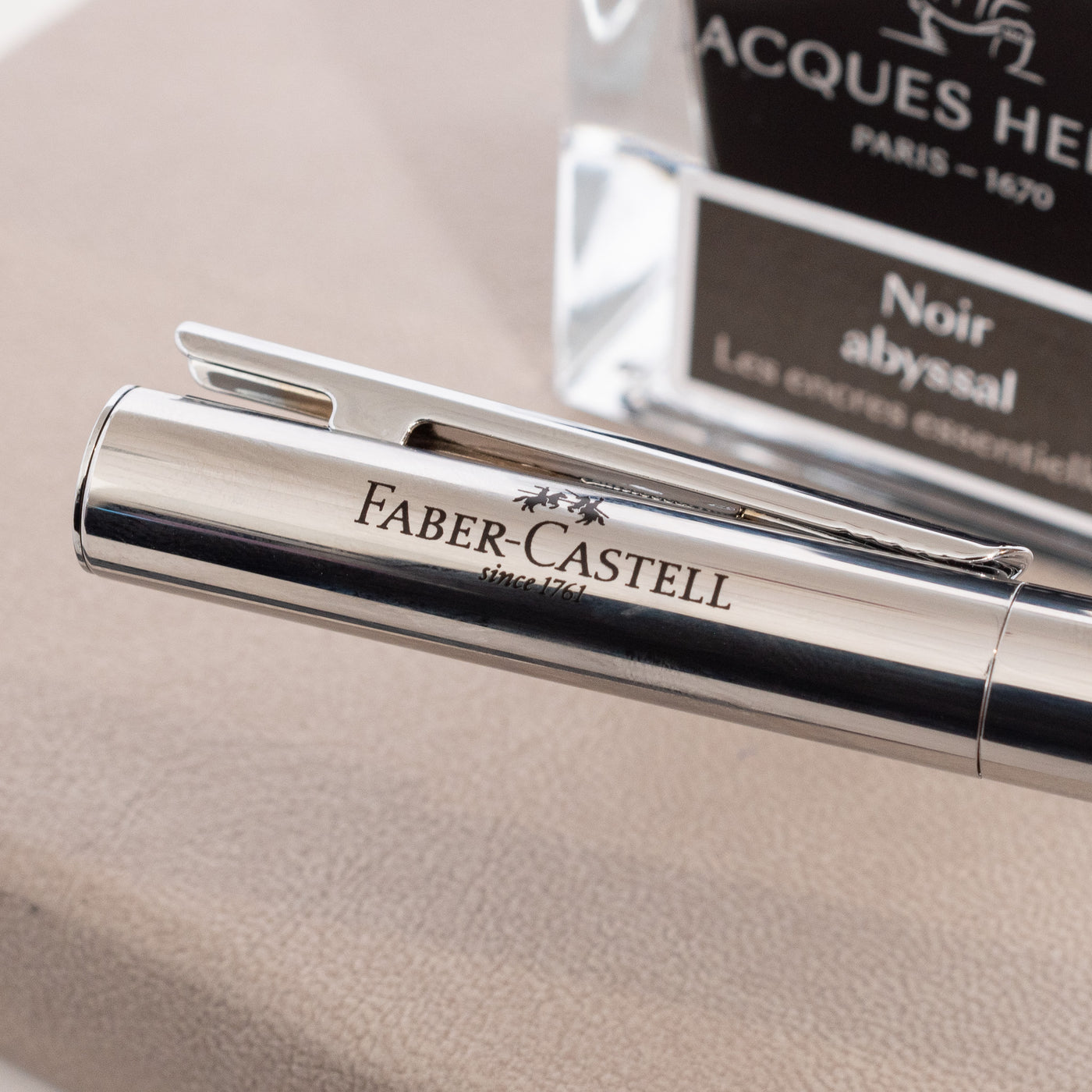 Faber-Castell NEO Slim Polished Stainless Steel Fountain Pen engraving