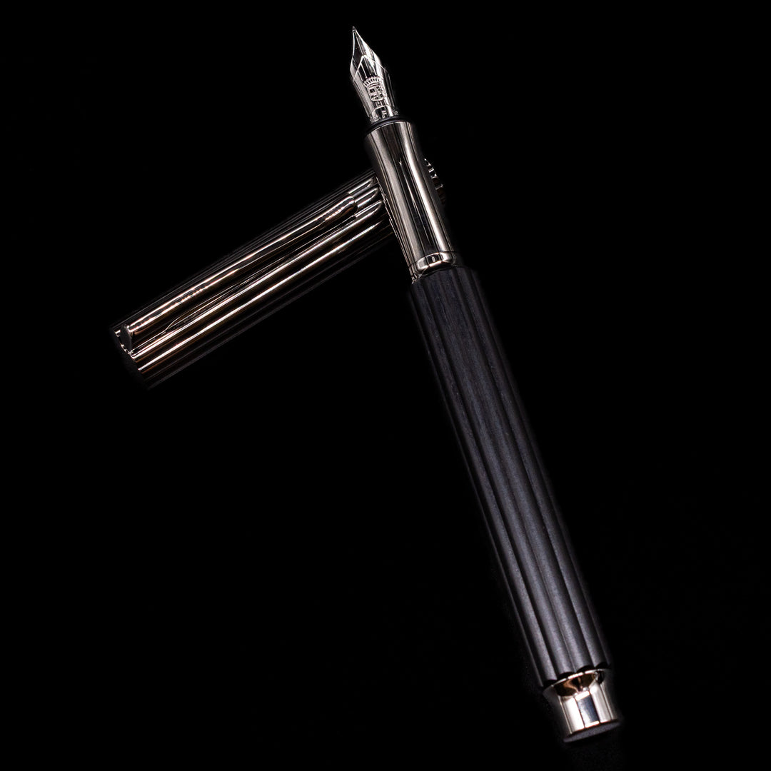 Graf von Faber-Castell Bloom Ebony Fountain Pen, 14k Nib – Truphae