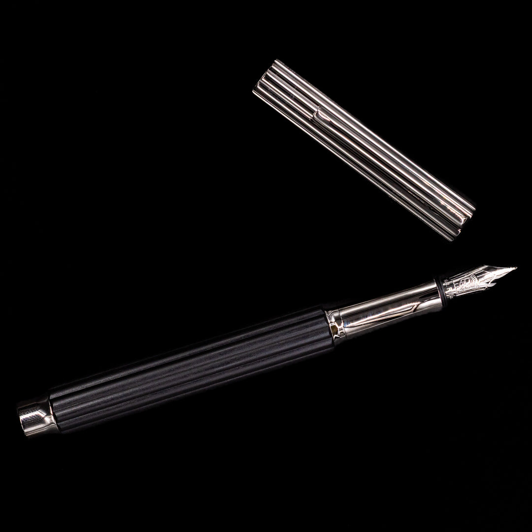 Graf von Faber-Castell Bloom Ebony Fountain Pen, 14k Nib – Truphae
