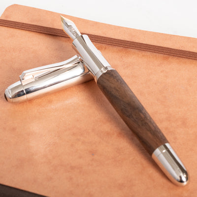 Graf von Faber-Castell Magnum Walnut Fountain Pen wood