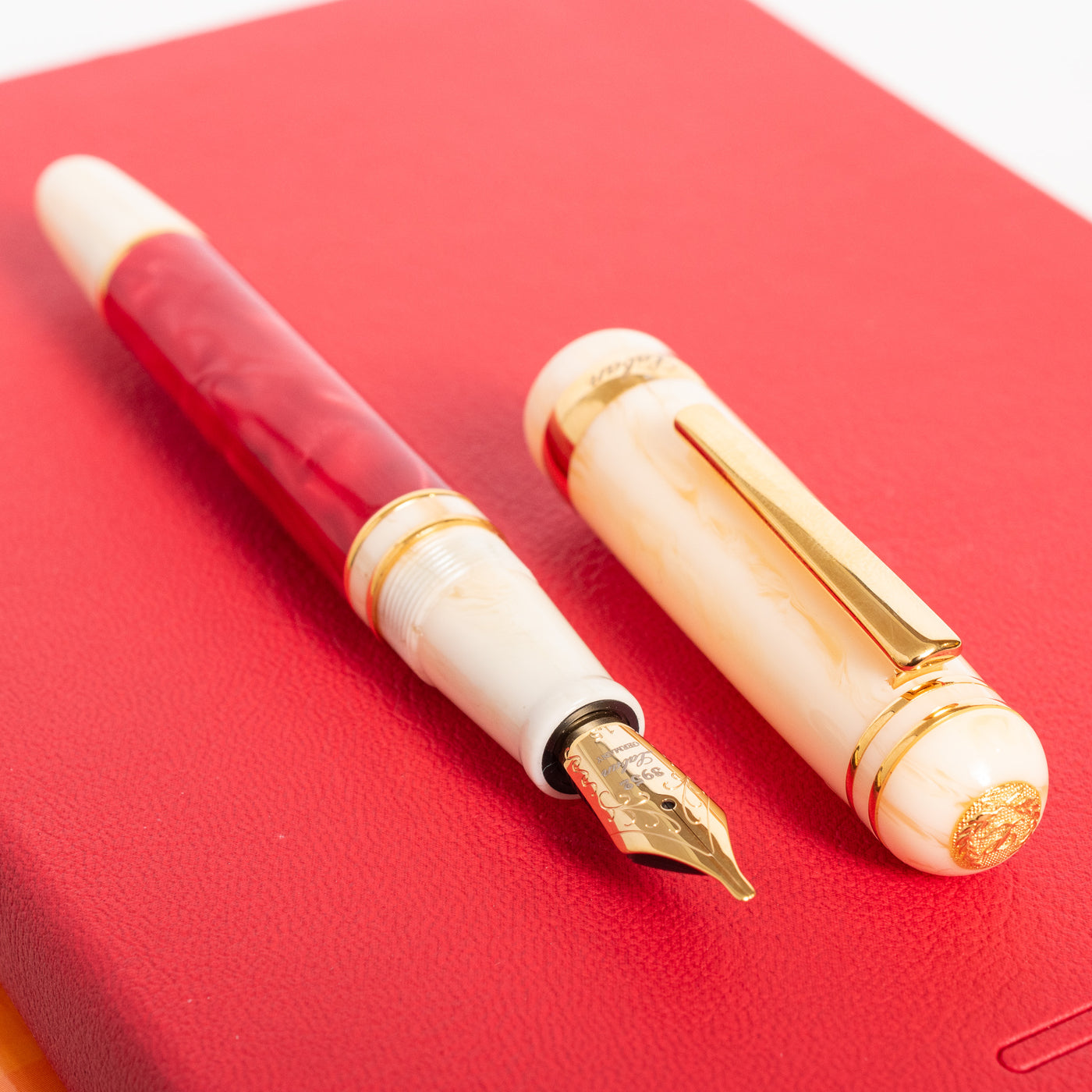 Laban 325 Fountain Pen - Flame gold plated