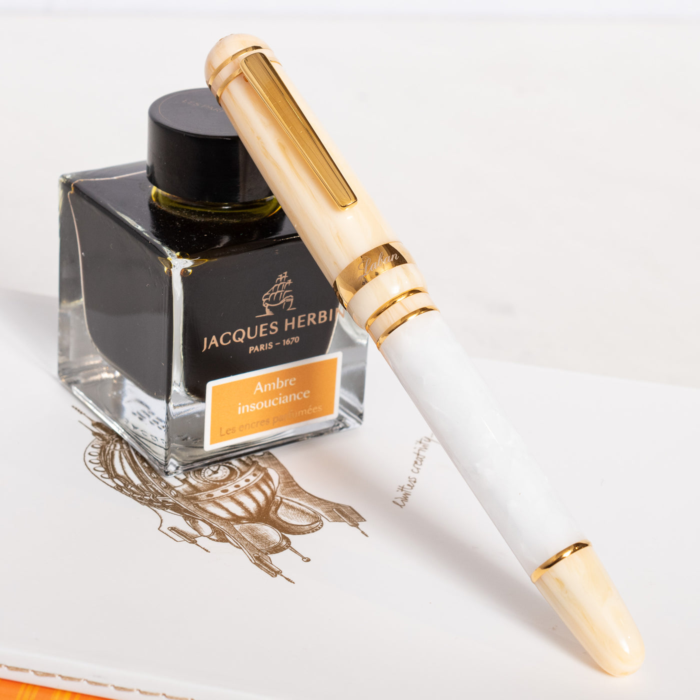Laban 325 Fountain Pen - Snow capped