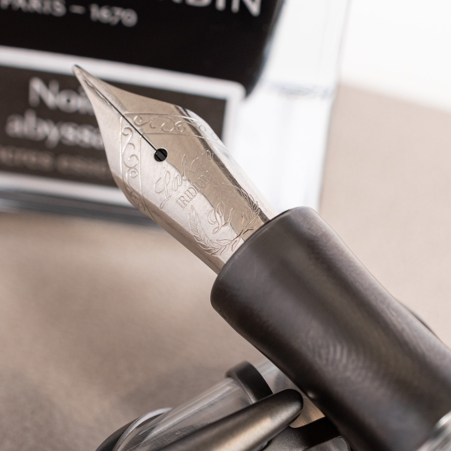 Laban Skeleton Fountain Pen - Gunmetal – Truphae