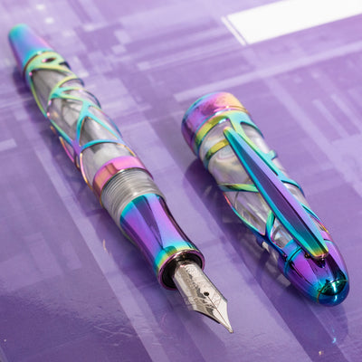Laban Skeleton Fountain Pen - Rainbow multicolored