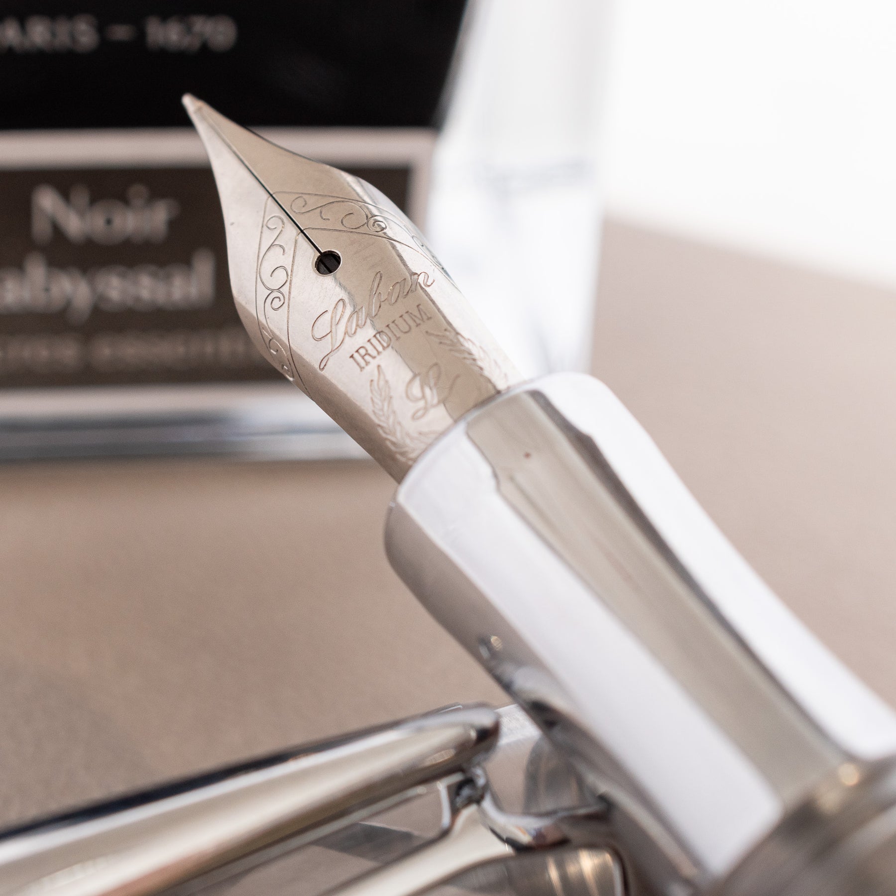 Laban Skeleton Fountain Pen - Silver – Truphae