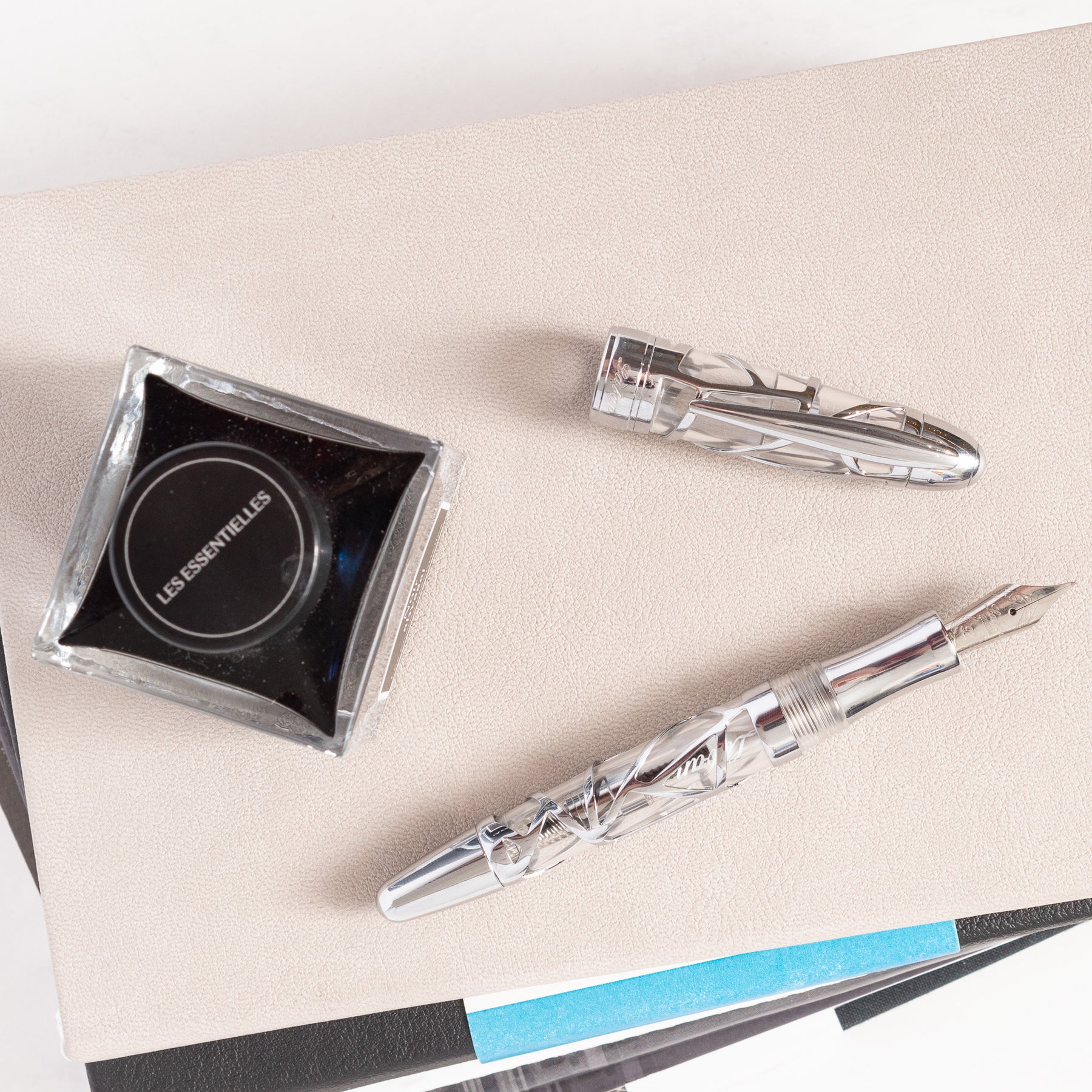 Laban Skeleton Fountain Pen - Silver – Truphae